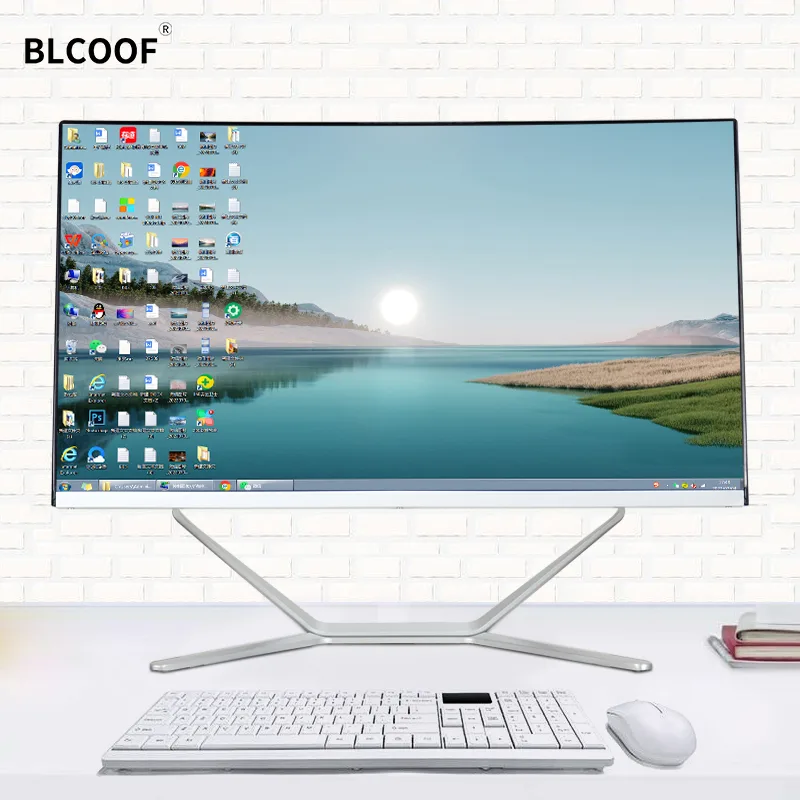 Pc Gaming Fullset - 湾曲した画面を備えたPS4デスクトップPC,ゲーム,PC, Windows 11