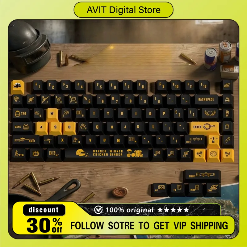 Pc Gaming Valorant - PUBG今夜勝利キーキャップDIYバックライトカスタムレジン可愛いキーキャップPCゲームクラシックキーキャップスーツアニメVALORANTギフト