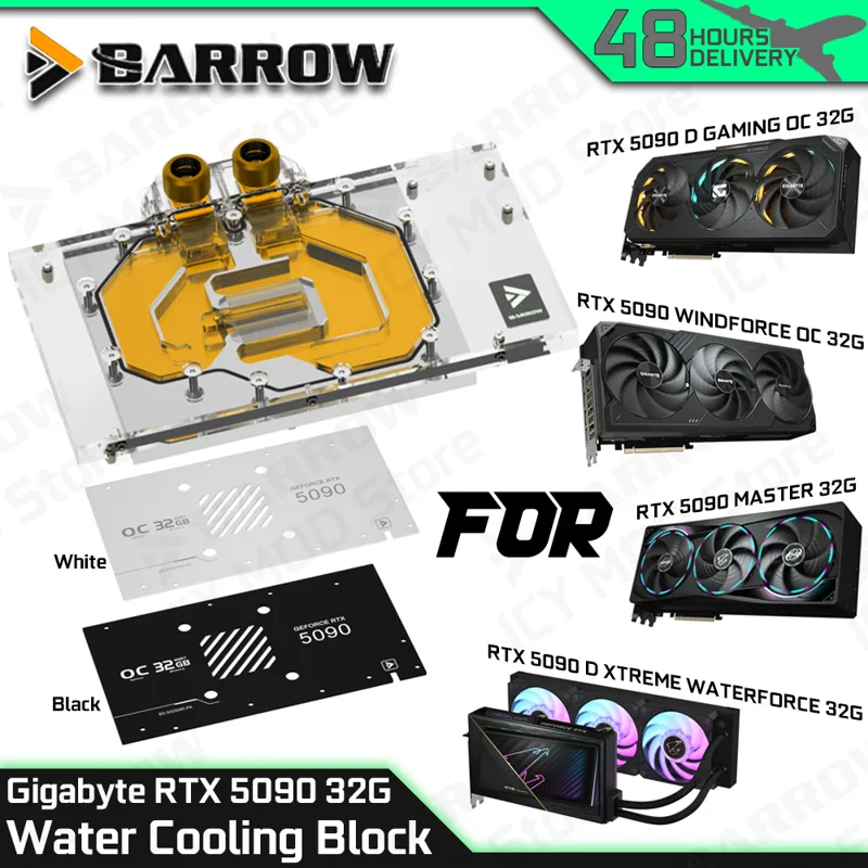 Pc Gaming Rtx 5090 - Barrow VGA ウォーターブロック ギガバイト RTX 5090