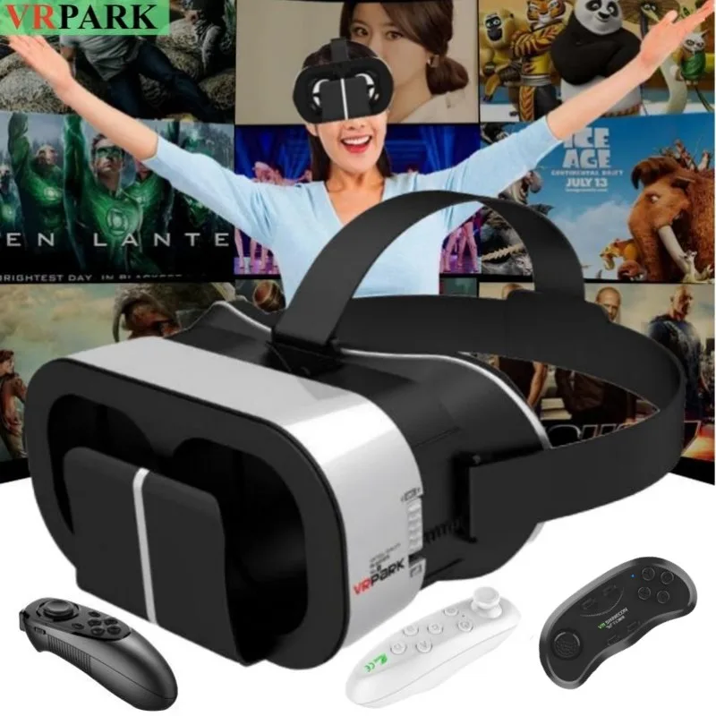 Pc Gaming Vr Headset - 電話用段ボール箱付きvrヘッドセット、v5、仮想実際メガネ、vrメガネ、ゲームコントローラーのサポート、3Dビデオ、Google、max 6.7インチ、4k