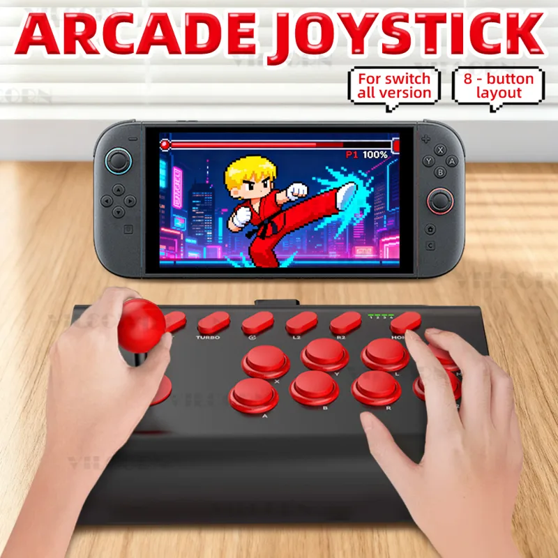 Joystick Pc Gaming - 8 ボタンアーケードスティックニンテンドースイッチ & スイッチアーケードジョイスティックコントローラ PS4 PC