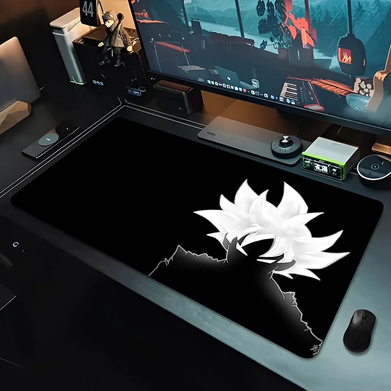Pc Gaming Keyboard - DBZ ブラックアニメマウスパッドドラゴンボール大型 PC コンピュータデスクマット抗摩耗ゲーミングマウスパッドキーボードゲーマーアクセサリーテーブルパッド