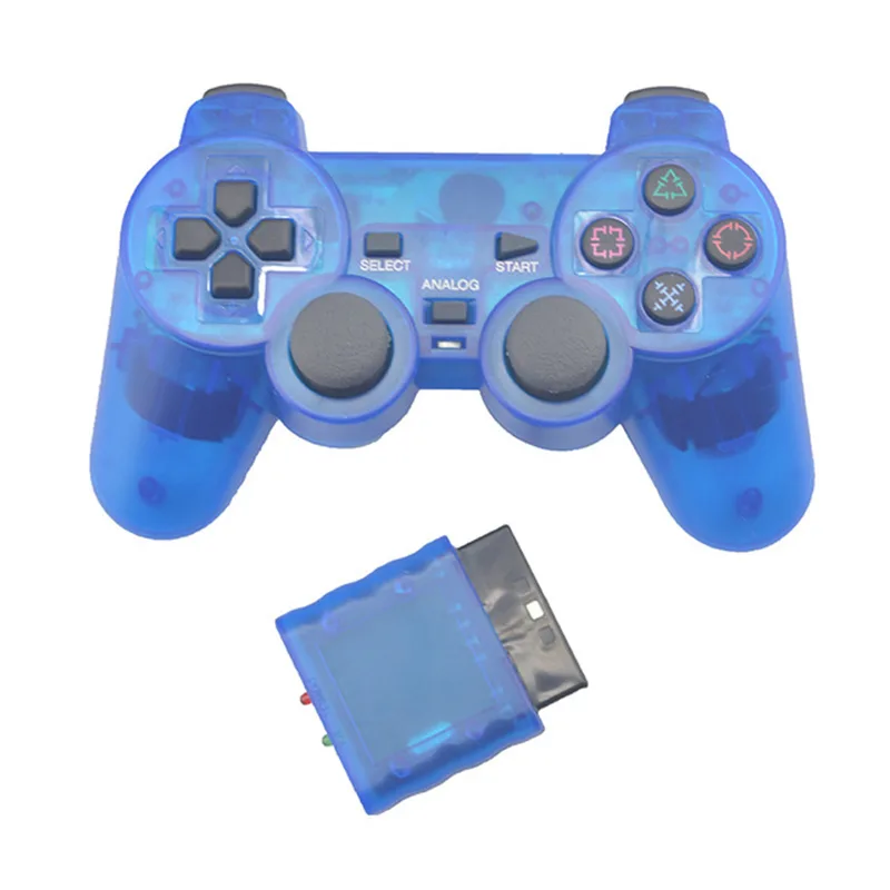 Joystick Pc Gaming - 透明色ワイヤレスゲームパッド PS2 2.4 グラム振動ジョイスティック Blutooth コントローラ互換性プレイステーション