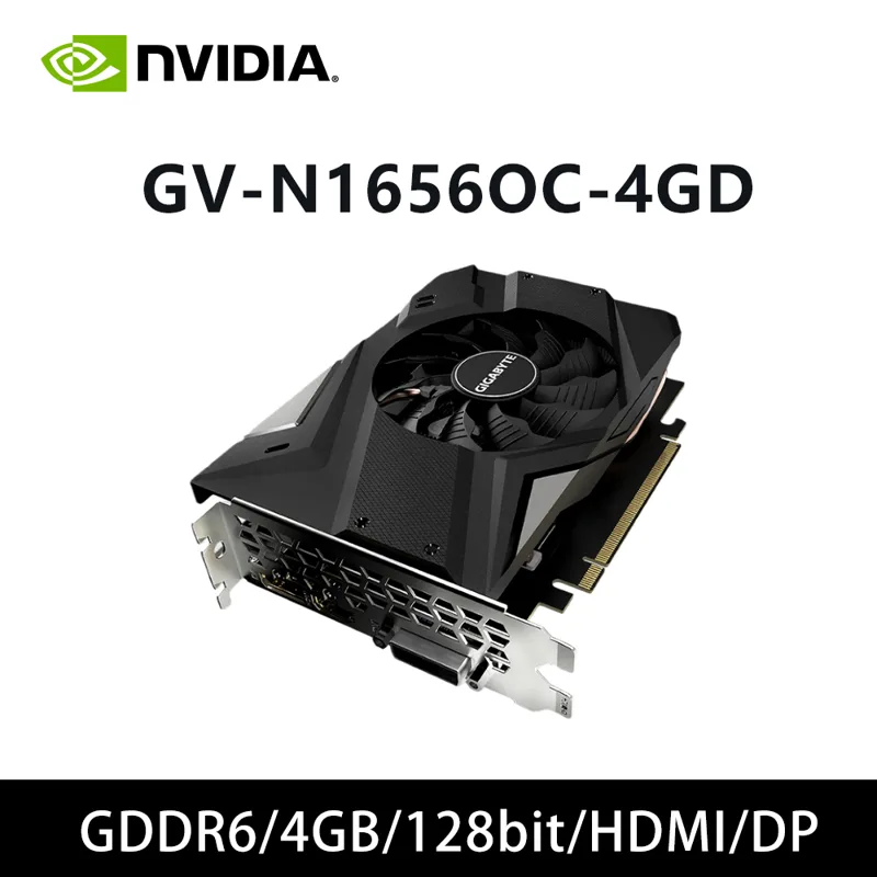 Pc Gaming Graphics Card - GTX 1650 4GB GPU GIGABYTE GV-N1656OC-4GD
