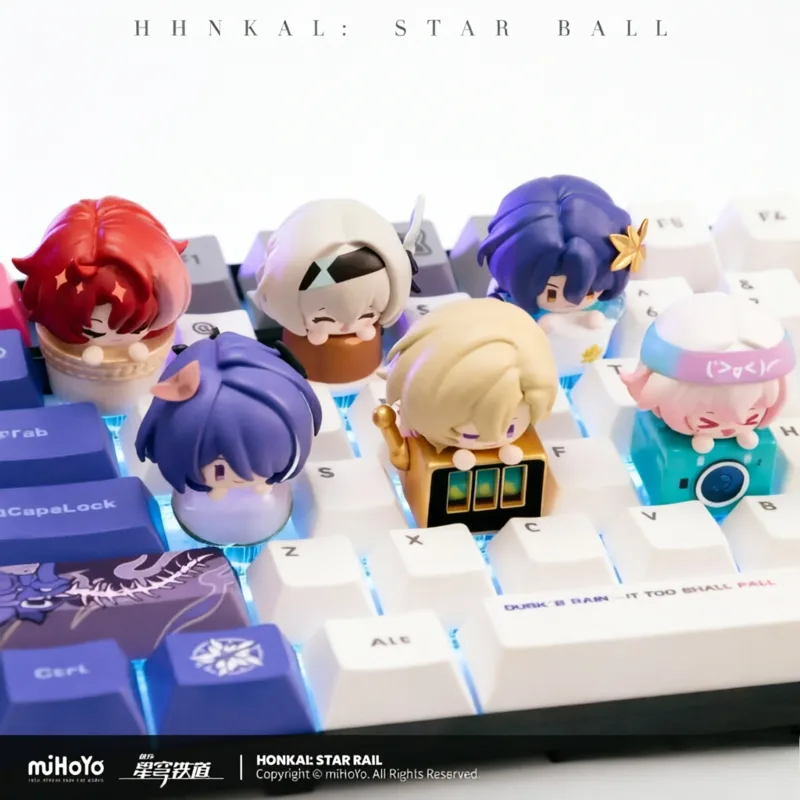 Pc Gaming Keyboard - ミホヨ ホンカイ・スターレール キーキャップ ブラインドボックス おもちゃ ペンダント