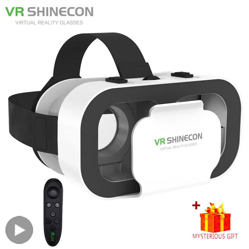 Vr Headset Pc - Shinecon 3D VR メガネ仮想現実 Viar ゴーグルヘッドセットデバイススマートヘルメットレンズ携帯電話モバイルスマートフォンビューア