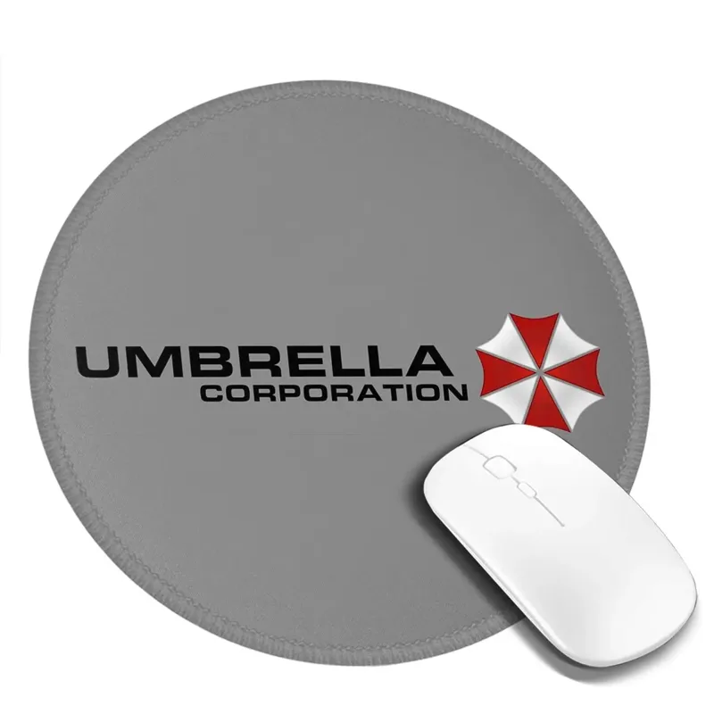 Pc Gaming Umbrella - 映画ゲームコーポレーション傘型ラウンドマウスパッドコンピューターキーボードマウスマットゲーミングPCデスクマットオフィスアクセサリーテーブルマット