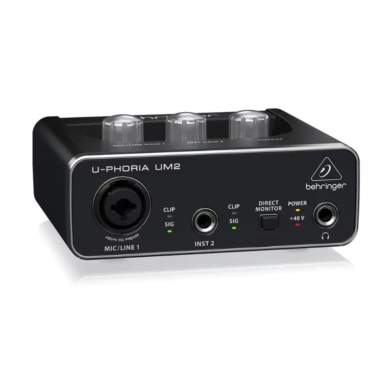 Sound Card Usb - ベリンガー U-Phoria UM2 サウンドカード 2チャンネル USBオーディオインターフェース
