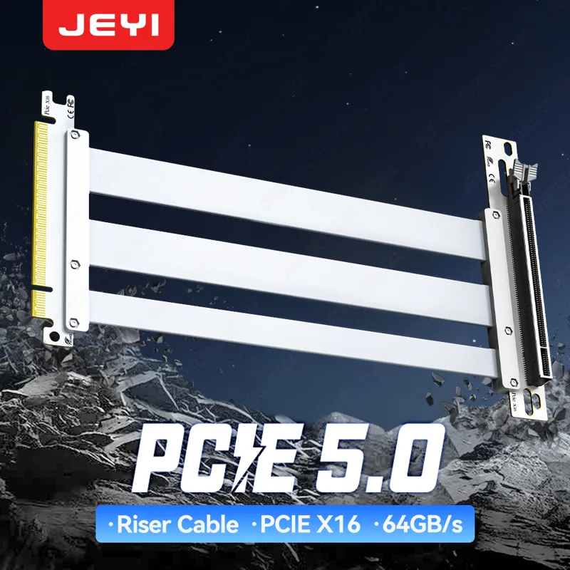 Pc Gaming Rtx 5090 - JEYI PCIe 5.0 X16 ライザーケーブル ビデオカード高速フレキシブルエクステンダー