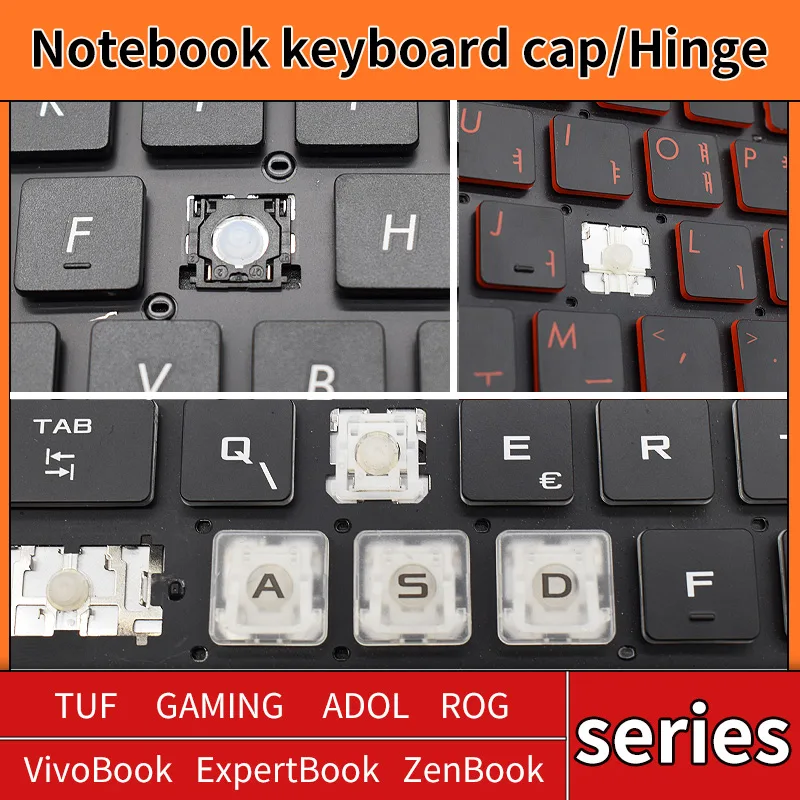 Pc Gaming Asus - 交換用キーキャップキーキャップゴムシザークリップヒンジ ASUS TUF GAMING VivoBook ADOL