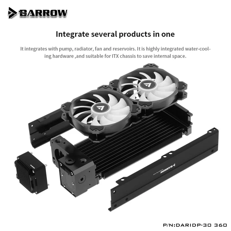 Pc Gaming Itx - Barrow DARIDP-30 PC 水冷キット 240/360MM 17W