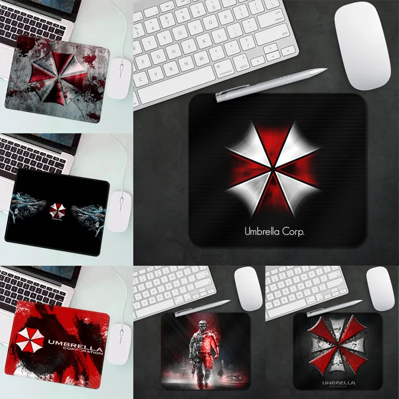 Pc Gaming Umbrella - PCゲーマー用の小型ゲーミングマウスパッド、デスクトップ装飾、オフィスマウスマット、デスクトップデスクマット、傘企業、XS