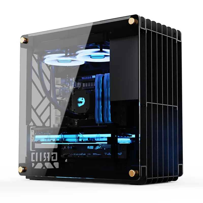 Pc Gaming Itx - Lovingcool オープンスタイルサポート 240 水冷 PC シャーシマイクロ