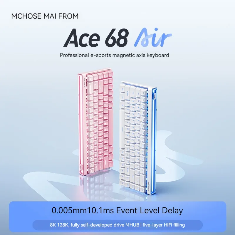 Pc Gaming Keyboard - Mchose Ace68 エア磁気軸メカニカルキーボード eスポーツ向け低遅延有線カスタマイズゲーミングキーボード オフィス用