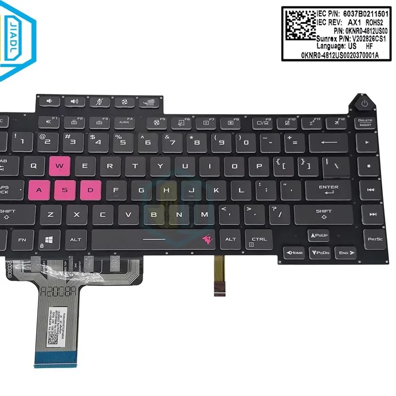 Pc Gaming Asus - RGBバックライト付きキーボード,asus, rog, strix, g15, g513, g513qy,