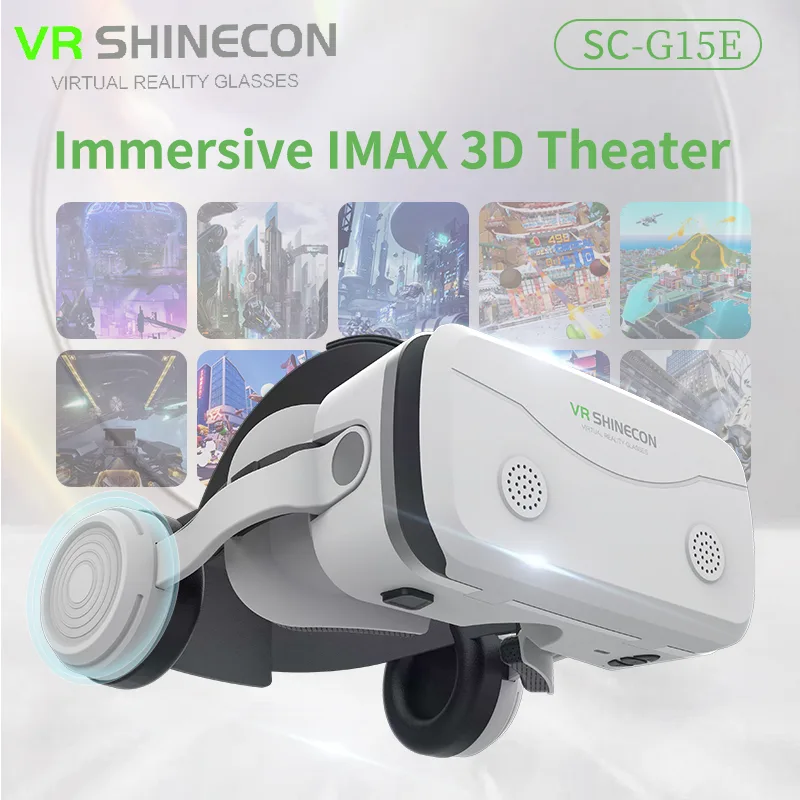 3D Viar 電話仮想現実 VR メガネヘルメットヘッドセ - Vr Headset Pc のレビューと価格