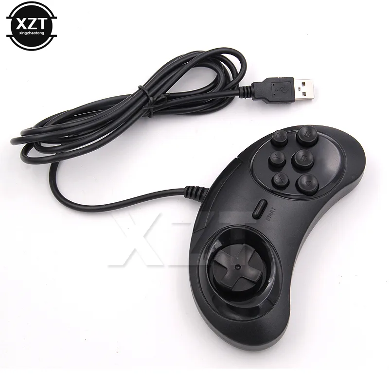 セガジェネシスゲーム用の有線コントローラー,クラシックなUS - Joystick Pc Gaming のレビューと価格