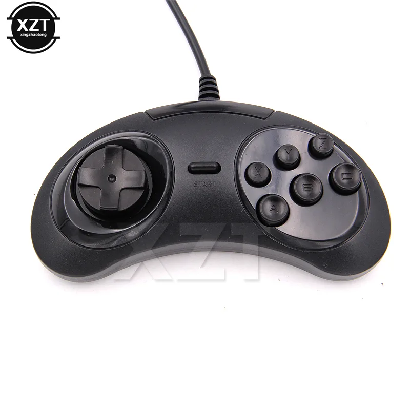 セガジェネシスゲーム用の有線コントローラー,クラシックなUS - Joystick Pc Gaming のレビューと価格