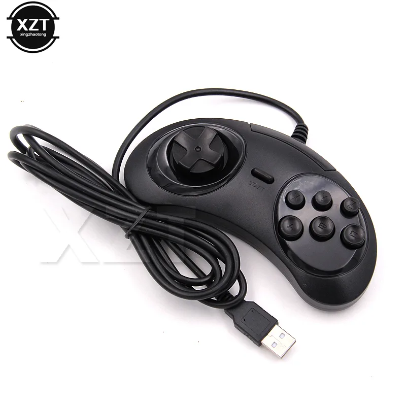 セガジェネシスゲーム用の有線コントローラー,クラシックなUS - Joystick Pc Gaming のレビューと価格