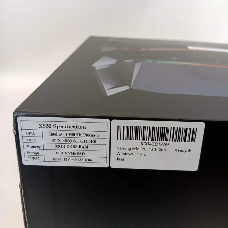 ミニゲーミングPC I9-13900HK 2.60GHz 3 - Pc Gaming Rtx 4060 のレビューと価格
