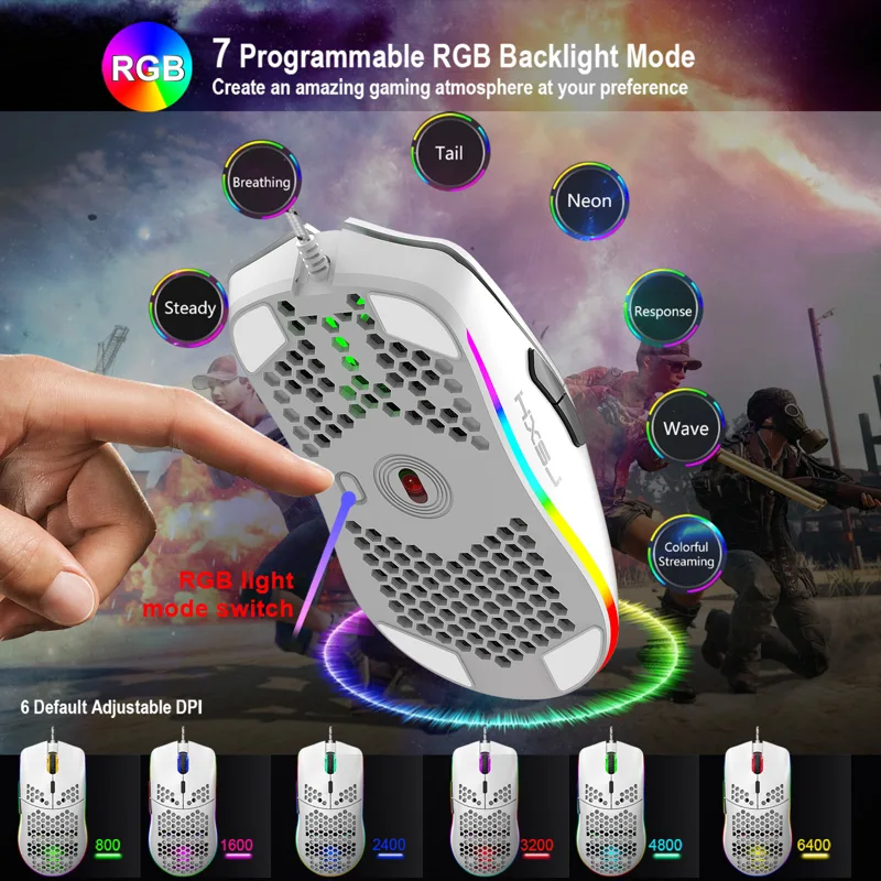 キーボードとマウス 68キー 有線 メンブレン RGBライト - Pc Gaming Fullset のレビューと価格