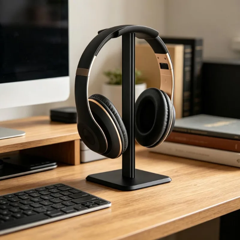 アルミ合金ヘッドフォンスタンドデスクトップヘッドセットホルダ - Pc Gaming Earphones のレビューと価格