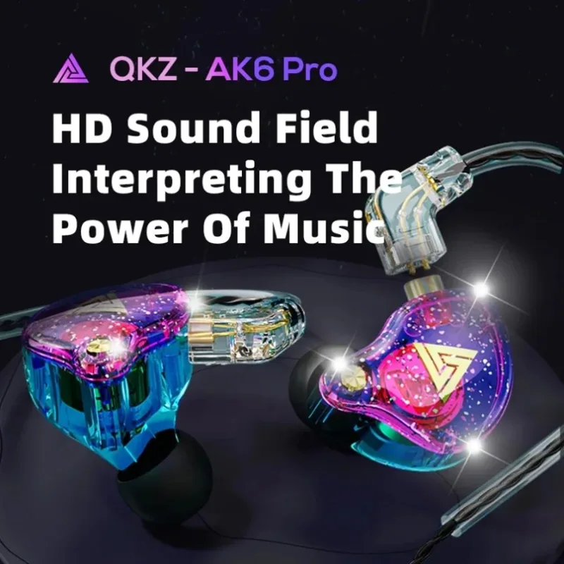 QKZ AK6 銅ドライバー有線イヤホンイヤーフックデザイン - Pc Gaming Earphones のレビューと価格