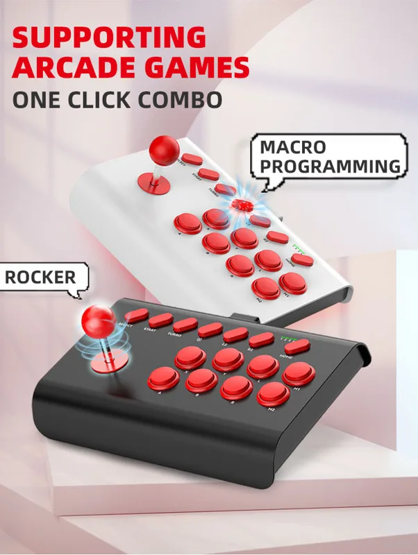 8 ボタンアーケードスティックニンテンドースイッチ & スイ - Joystick Pc Gaming のレビューと価格