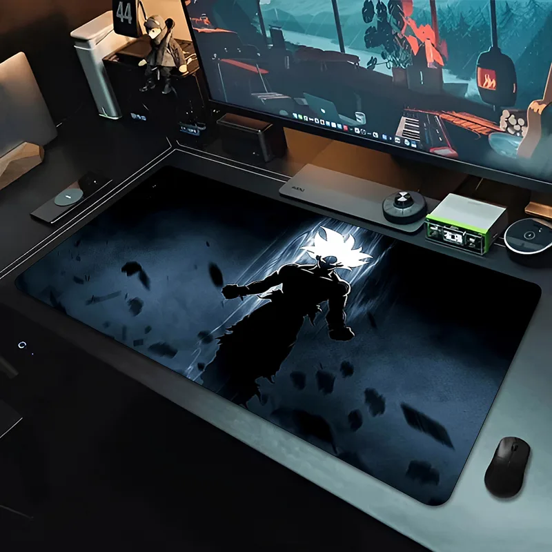 DBZ ブラックアニメマウスパッドドラゴンボール大型 PC  - Pc Gaming Keyboard のレビューと価格