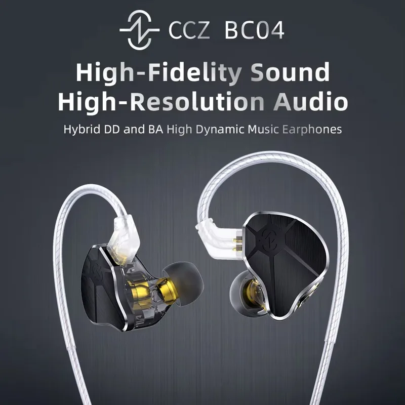 CCZ BC04 1DD+1BA ハイブリッド IEM ヘッ - Pc Gaming Earphones のレビューと価格