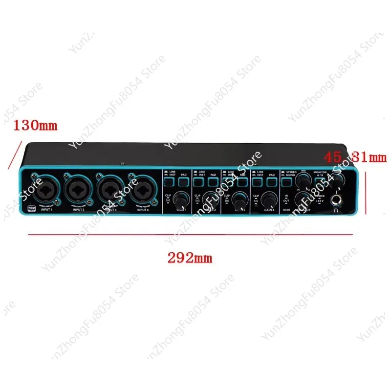 プロフェッショナル第3世代4x4 USBコンピューターオーデ - Sound Card Usb のレビューと価格