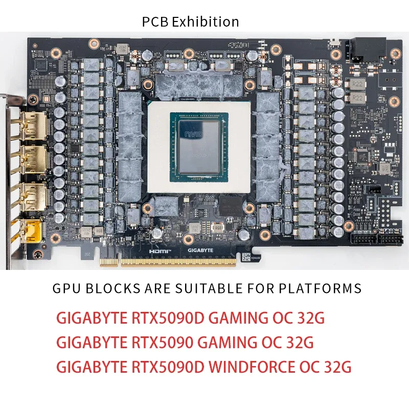 Bykski N-GV5090DWF-X GPU ブロック  - Pc Gaming Graphics Card のレビューと価格