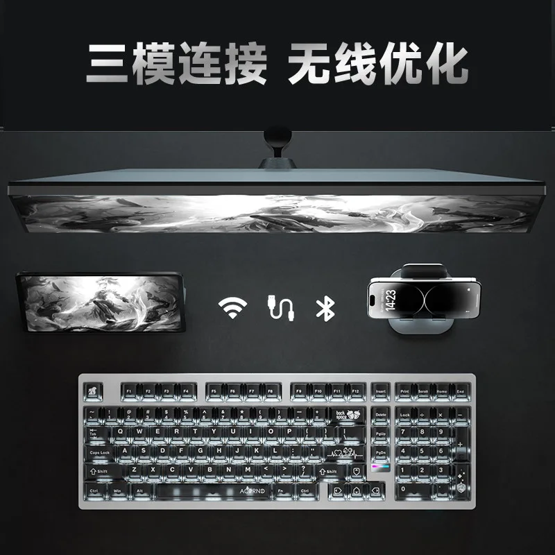 Weika Max102 アルミケースワイヤレスメカニカルキ - Pc Gaming Keyboard のレビューと価格