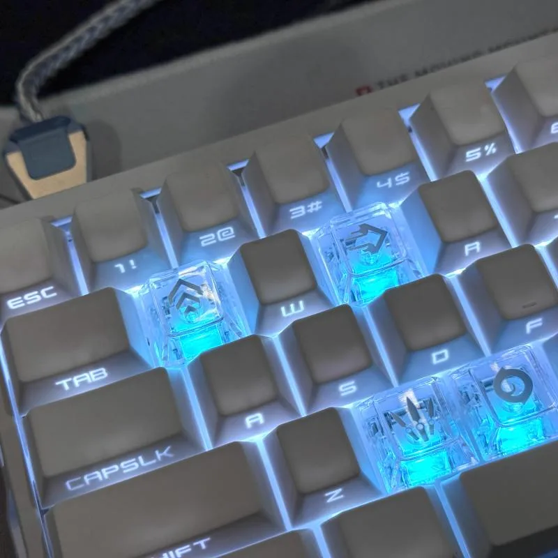 Valorant スキルキーキャップメカニカルキーボード透明 - Pc Gaming Valorant のレビューと価格