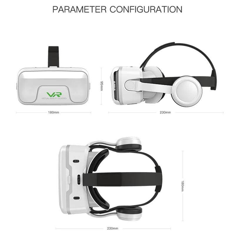 VR Shinecon 10.0 ヘルメット 3D メガネ仮 - Vr Headset Pc のレビューと価格