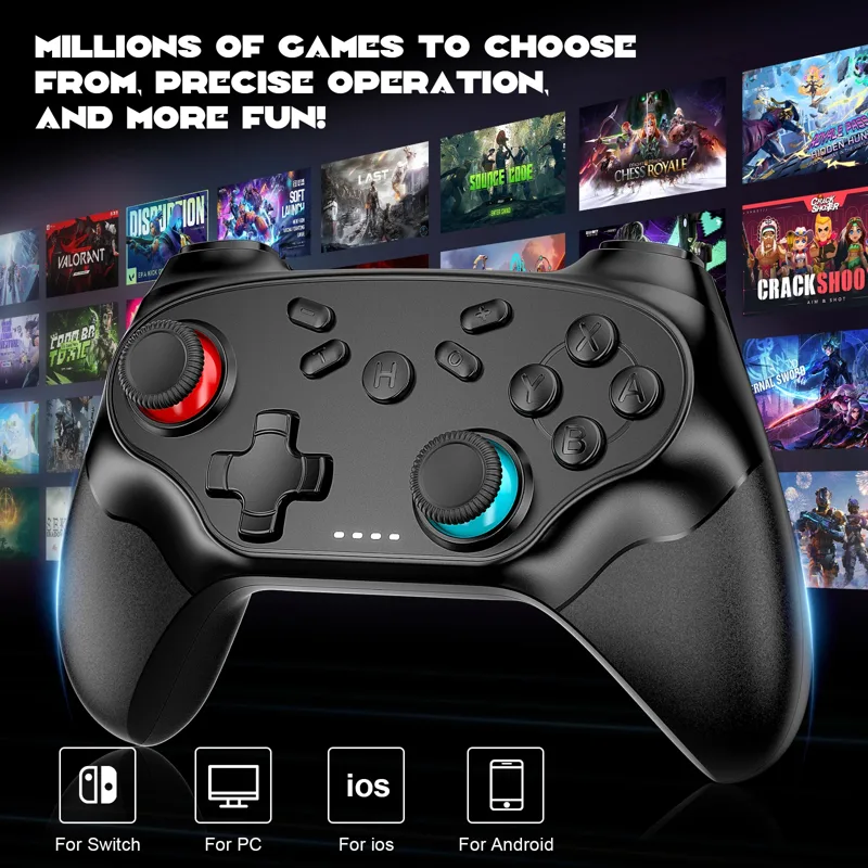ゲームパッドスイッチ/Ios/Android Bluetoo - Joystick Pc Gaming のレビューと価格