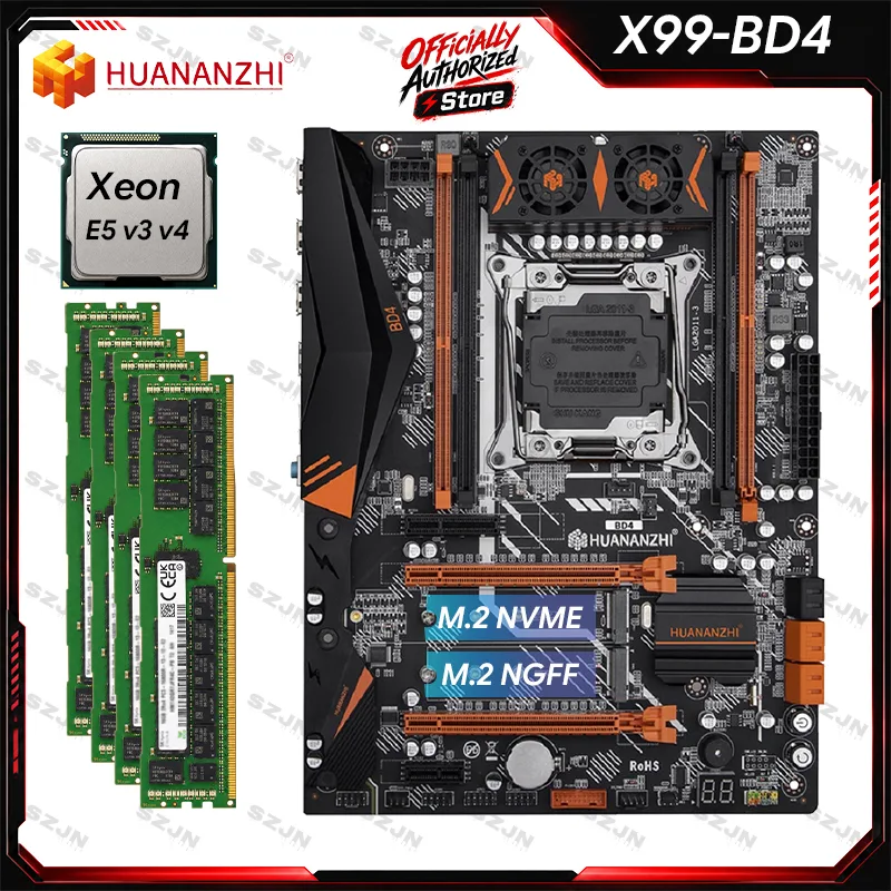 HUANANZHI X99-BD4 ワークステーションマザー - Pc Gaming Itx のレビューと価格