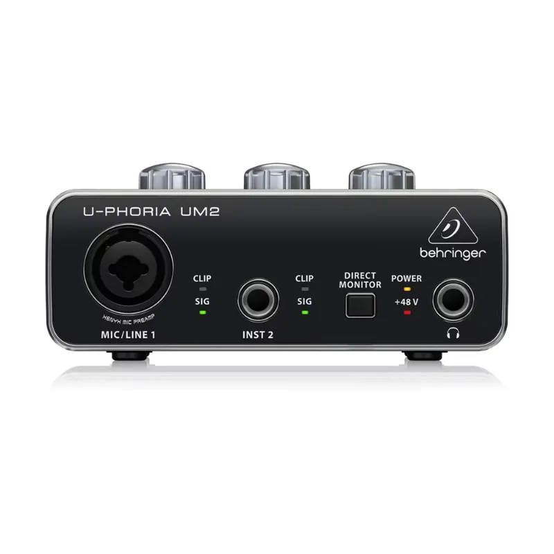 ベリンガー U-Phoria UM2 サウンドカード 2チャ - Sound Card Usb のレビューと価格