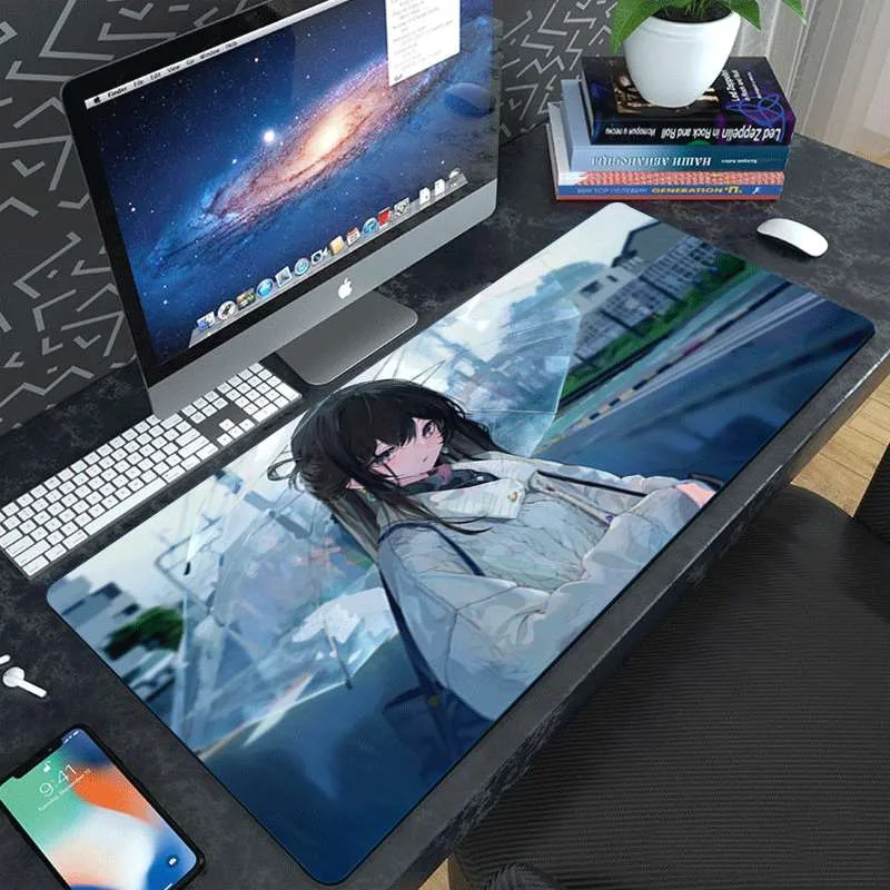 900x400mm Rainy City アニメガール傘ゲー - Pc Gaming Umbrella のレビューと価格
