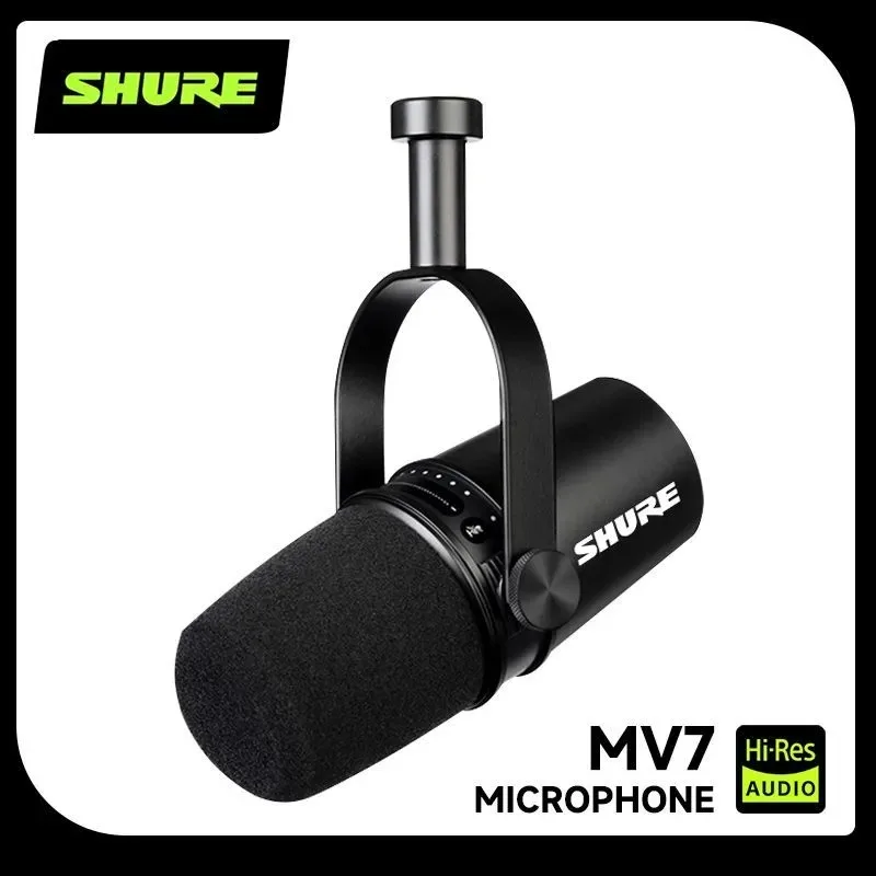 Shure MV7 ハイブリッドUSB/XLRダイナミックマ - Sound Card Usb のレビューと価格