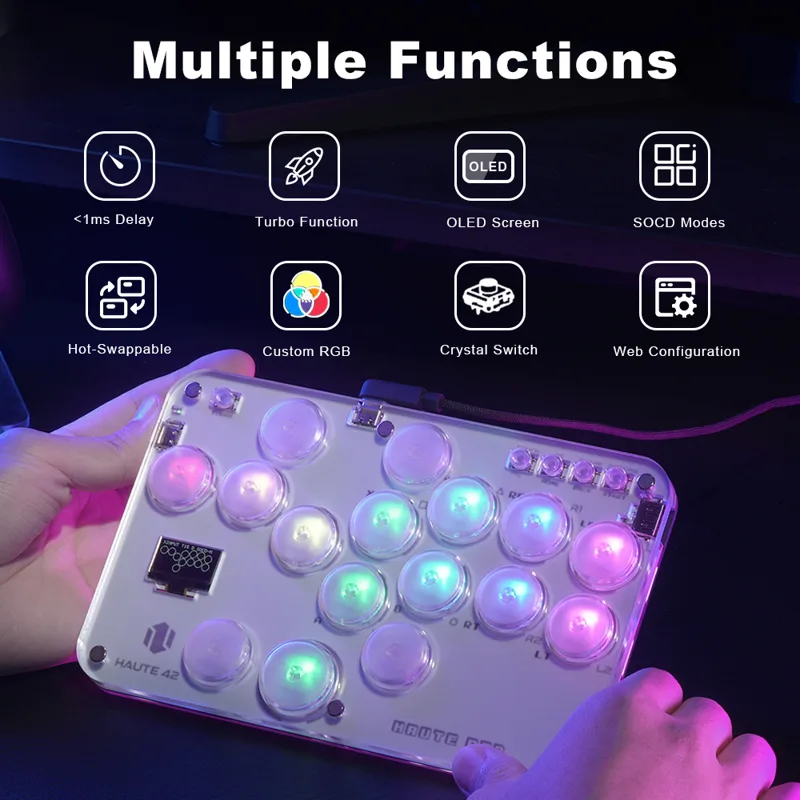 Haute42 アーケードジョイスティック ヒットボックス  - Joystick Pc Gaming のレビューと価格