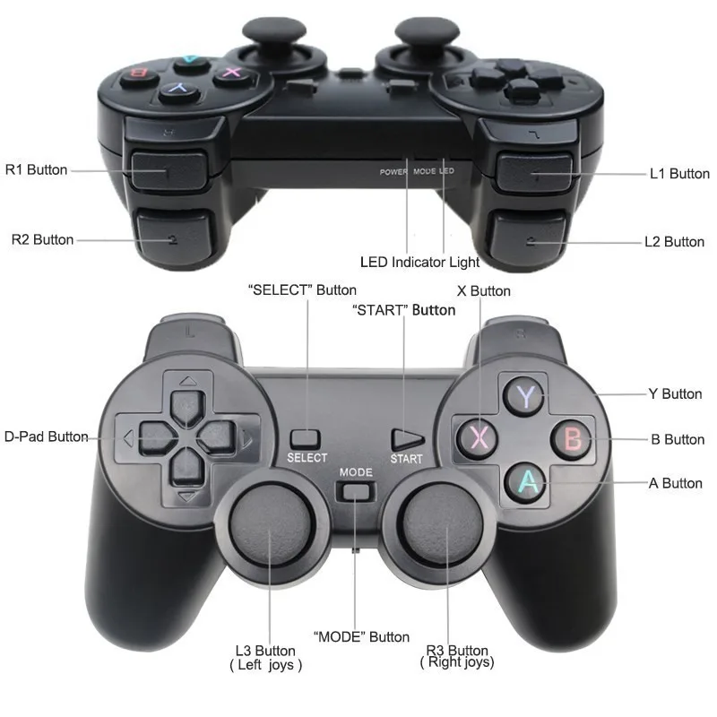 遅延なし2.4Gワイヤレスゲームコントローラー2個入りUSB - Joystick Pc Gaming のレビューと価格