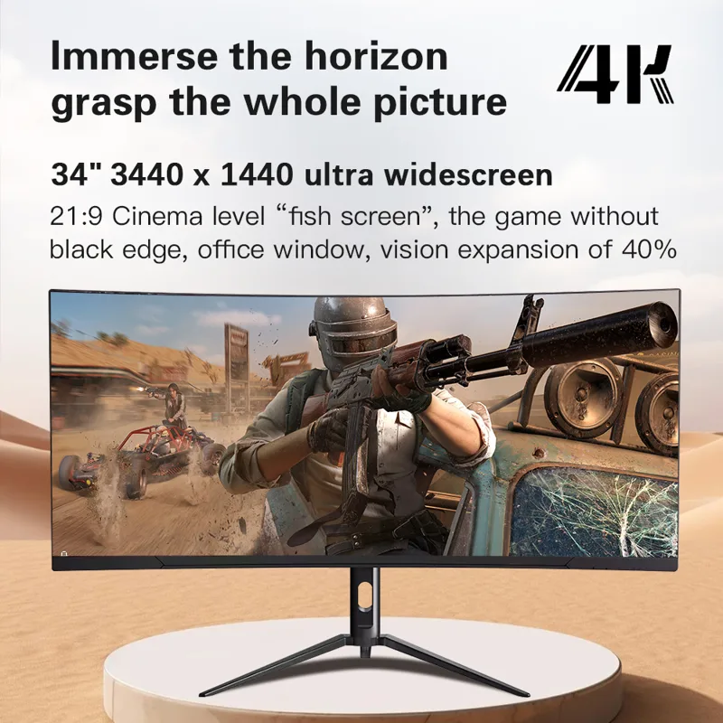 工場卸売 34インチ曲面LED液晶PCゲーミングモニター 新 - Pc Gaming Cost のレビューと価格