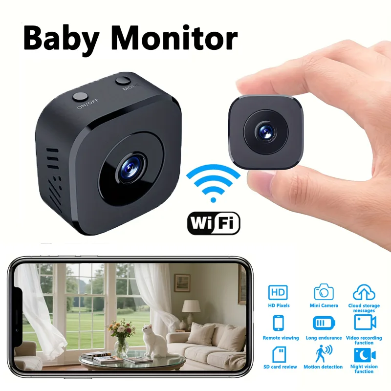 1080P HD ミニ WiFi カメラ屋内安全セキュリティ - Sound Card Usb のレビューと価格