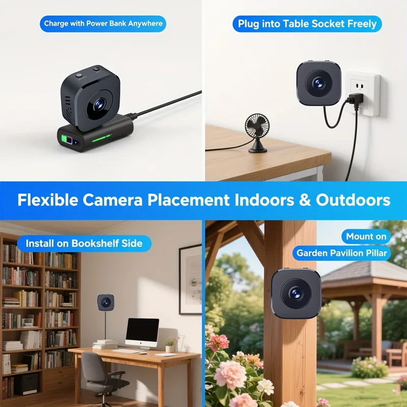 1080P HD ミニ WiFi カメラ屋内安全セキュリティ - Sound Card Usb のレビューと価格