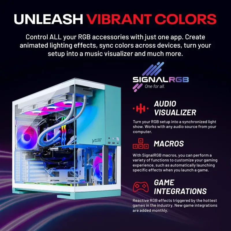 Skytech Gaming Aqua デスクトップPC、R - Pc Gaming Nvidia 5080 のレビューと価格