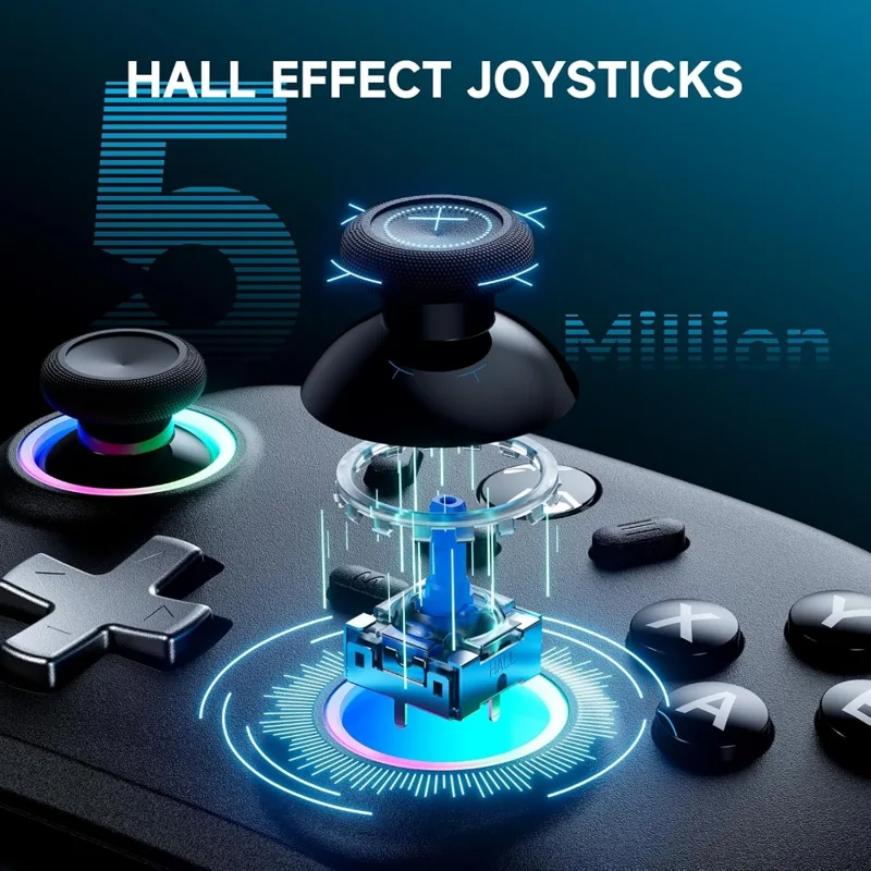 PC用ワイヤレスゲーミングコントローラー - ホール効果ジョ - Joystick Pc Gaming のレビューと価格