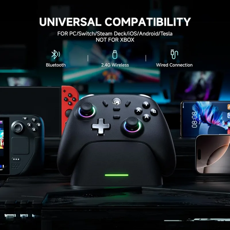 PC用ワイヤレスゲーミングコントローラー - ホール効果ジョ - Joystick Pc Gaming のレビューと価格
