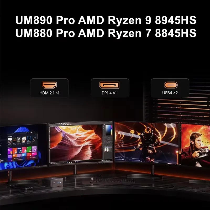 MINISFORUM OCuLinkゲーミングミニPC UM - Pc Gaming Ryzen 7 のレビューと価格