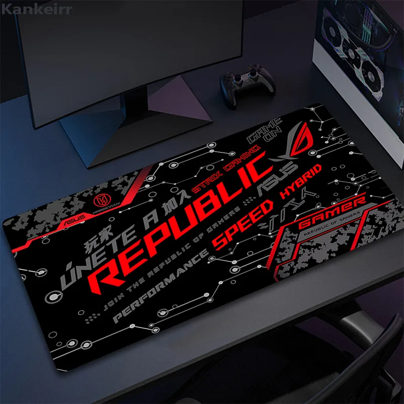 Asus Rog 黒マウスパッドアニメマウスマットゲームコン - Pc Gaming Asus のレビューと価格